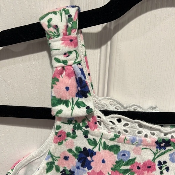 Janie & Jack girls floral tank bow sleeve dress size 8 NWOT - Picture 6 of 9